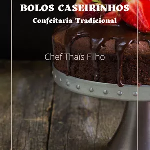 Imagem de capa para o Ebook E-Book de Bolos Caseirinhos que Vendem