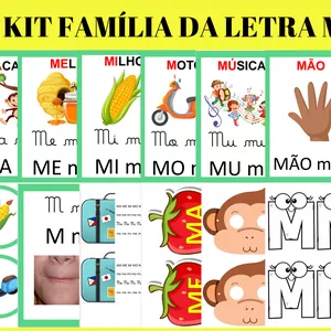Imagem de capa para o Ebook KIT FAMÍLIA DA LETRA M