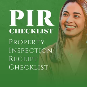 Cover image for Ebook PIR Checklist