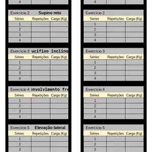 Imagem de capa para o Ebook Planilha de Progressão de Carga