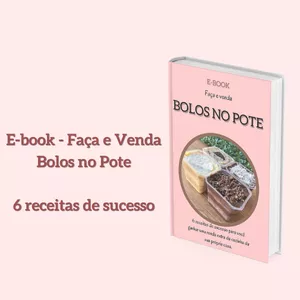 Imagem principal do produto E-book Faça e Venda Bolos no Pote