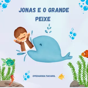 Imagem de capa para o Ebook Jonas e o grande peixe 
