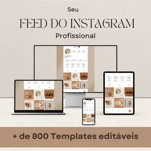 Imagem de capa para o Curso online Templates Profissionais editáveis para o Instagram