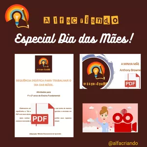 Imagem de capa para o Ebook Atividades pedagógicas do Dia das Mães para professores e pais educadores - 2021