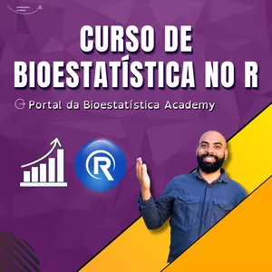 Imagem de capa para o Curso online Curso de Bioestatística no R