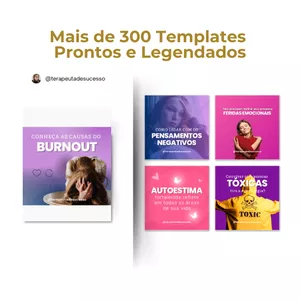 Imagem de capa para o Curso online Mais de 600 Templates terapêuticos