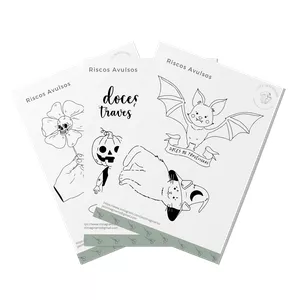 Imagem de capa para o Ebook Pacote de Riscos - Halloween
