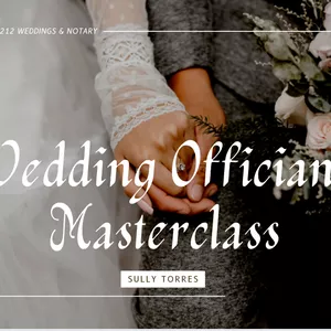 Cover image for Online course Wedding Officiant Masterclass