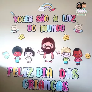 Imagem de capa para o Ebook Painel Dia das Crianças Religioso 