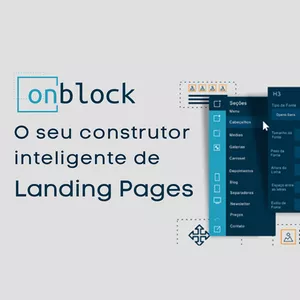 Imagem de capa para o Curso online Construtor de página Online + Curso plataforma Onblock builder