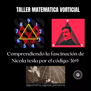 Imagen de portada para Curso online "Secretos de Nikola Tesla: Matemáticas Vorticiales y el Código 369"