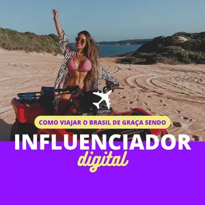 Imagem do curso Como viajar o Brasil de graça sendo INFLUENCIADOR(A) DIGITAL