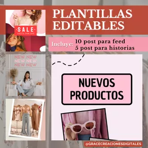 Imagen de portada para Curso online PLANTILLAS EDITABLES PARA FEED E HISTORIAS