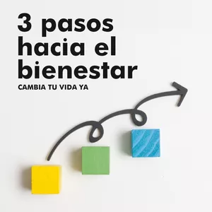 Imagen de portada para Ebook 3 pasos hacia el bienestar: Cambia tu vida ya