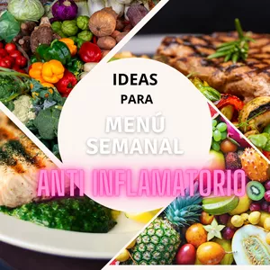 Imagen de portada para Ebook MENU SEMANAL Antiinflamatorio PLANIFICADO