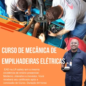 Imagem de capa para o Curso online Curso de Mecânica de Empilhadeiras Elétricas.