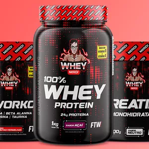 Imagem de capa para o Curso online Whey Nerd - Combo 1 - Baunilha