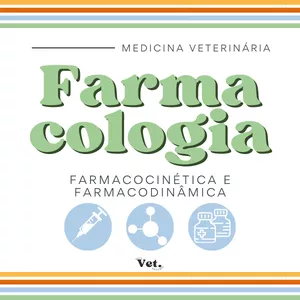 Imagem de capa para o Ebook RESUMO: Farmacologia Veterinária - Farmacocinética e farmacodinâmica