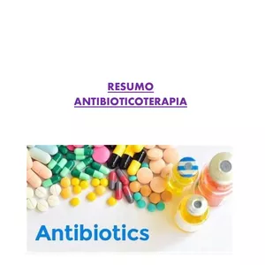 Imagem de capa para o Ebook RESUMO - ANTIBIOTICOTERAPIA