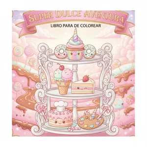 Imagen de portada para Ebook Relájate y crea: Libro de colorear digital con dulces ilustraciones