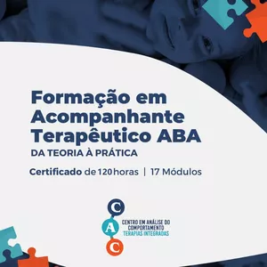 Imagem de capa para o Curso online Formação em Acompanhante Terapêutico ABA - Da Teoria à Prática 2.0