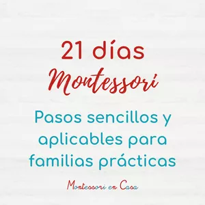 Imagen de portada para Curso online 21 días Montessori: Pasos sencillos para familias prácticas