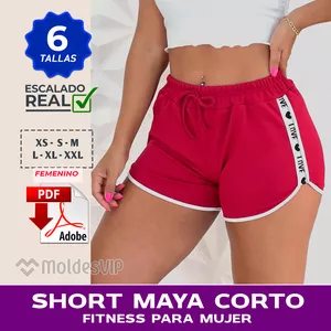 Imagen de portada para Curso online MOLDERÍA SHORT MAYA FITNESS FEMENINO