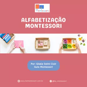 Imagem de capa para o Curso online Alfabetização Montessori: 0 a 6 anos