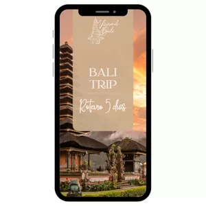 Imagem de capa para o Ebook Roteiro de 5 Dias em Bali