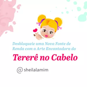 Imagem de capa para o Curso online Desbloqueie uma Nova Fonte de Renda com a Arte Encantadora do Tererê no Cabelo!