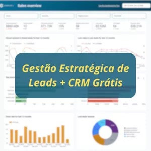 Imagem de capa para o Curso online Gestão Estratégica de Leads + CRM GRÁTIS