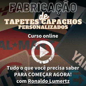 Imagem de capa para o Curso online Fabricação de Tapetes Capachos Personalizados
