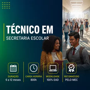 Imagem do curso Curso Técnico em Secretaria Escolar