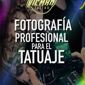 Imagen de portada para Curso online Fotografia y video profesional para el Tatuaje