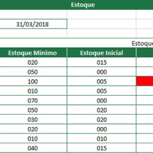 Imagem do curso Planilha básica de controle de vendas