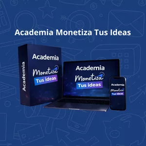 Imagen de portada para Curso online Academia Monetiza tus Ideas 