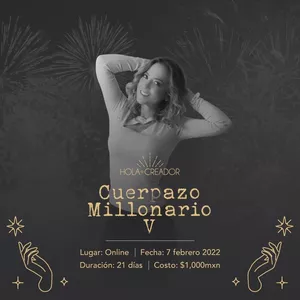 Imagen de portada para Evento online Cuerpazo Millonario V