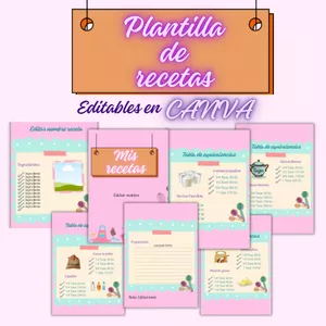 Imagen de portada para Ebook Plantilla de recetas