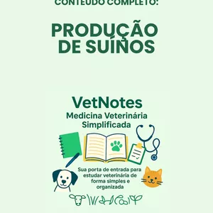 Imagem de capa para o Ebook VetNotes – Produção de Suínos