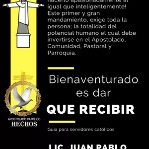 Imagen de portada para Ebook Libro formación Servidores Católicos: Bienaventurado es dar que recibir