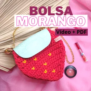 Imagem de capa para o Curso online Bolsa Morango em crochê 