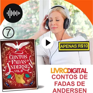 Imagem de capa para o Ebook Livro digital e AUDIOBOOK Contos de fadas de Andersen