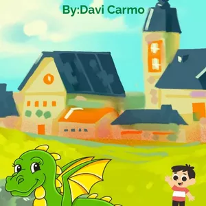 Imagem de capa para o Ebook A aventura de Joãozinho e o dragão