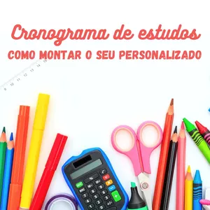 Imagem de capa para o Curso online COMO MONTAR SEU CRONOGRAMA DE ESTUDOS PERSONALIZADO