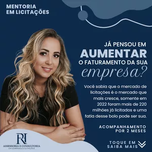 Imagem do curso MENTORIA EM LICITAÇÕES