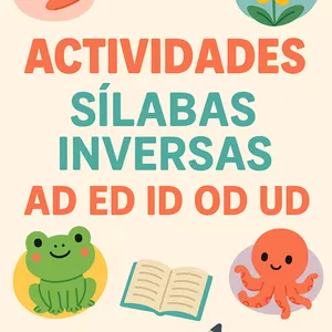 Imagen de portada para Ebook Actividades sílabas inversas: ad ed id od ud 