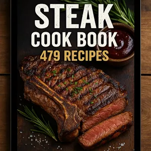 Cover image for Ebook Steak Cook Book | 479 Recipes