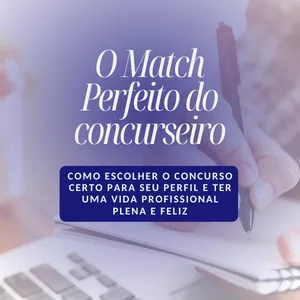 Imagem de capa para o Ebook O Match Perfeito do concurseiro (Ebook)