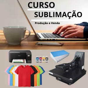 Curso CURSO SUBLIMAÇÃO - PRODUÇÃO E VENDA