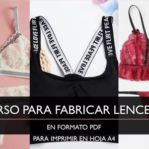 Imagen de portada para Curso online Moldes para fabricar Lenceria